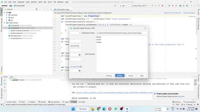 How to Build App Bundle in Flutter Using old KeyStore in Android Studio смотреть онлайн