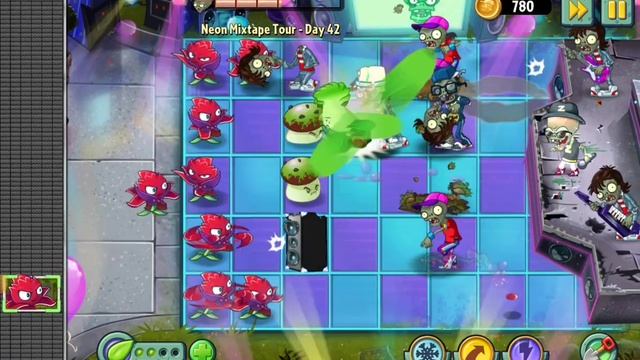 PvZ 2 Reflourished - Neon Mixtape Tour - Day 42 - Zombot Multi-Stage Masher 2.0 with Josh's Music смотреть онлайн