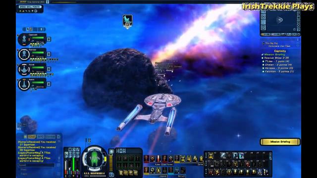 IrishTrekkie Plays Star Trek Online #58 Mission : Promotion Time смотреть онлайн