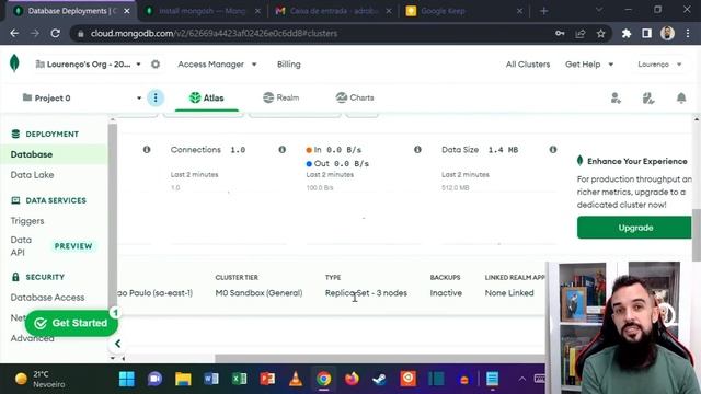 MongoDB Atlas sem pagar nada! смотреть онлайн