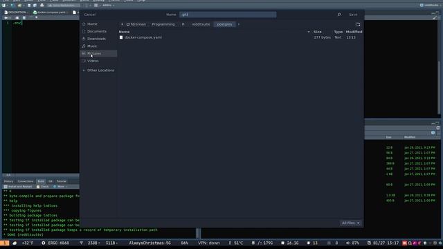 R in Production - Episode 3 - Setting up PostgreSQL with Docker Compose смотреть онлайн