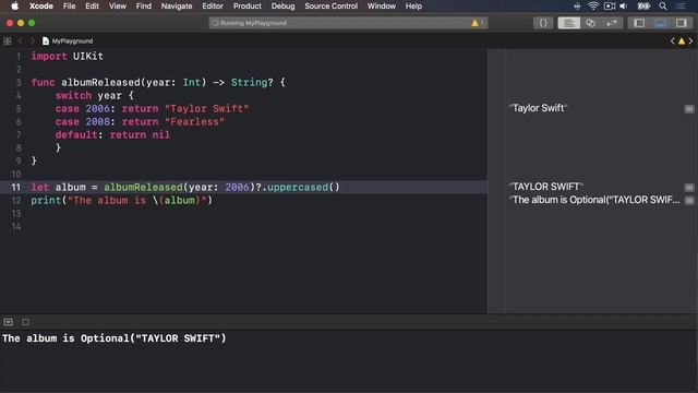 Introduction to Swift: Optional chaining смотреть онлайн