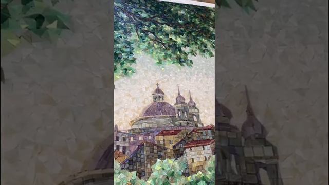 Панно из мозаики для зала 