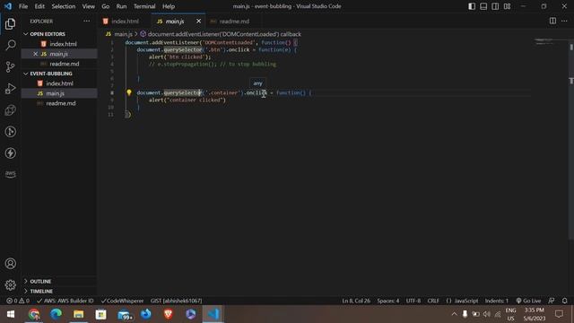 event bubbling and e.stopPropagation explained смотреть онлайн