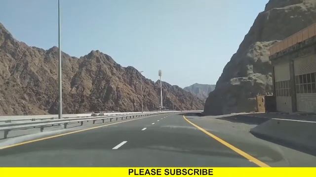 FIVE STUNNING TUNNEL IN THE MIDDLE OF THE ROCKY MOUNTAIN @KHORFAKKAN ROAD SHARJAH UAE смотреть онлайн