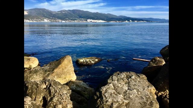 Мой Новороссийск, море в октябре. смотреть онлайн