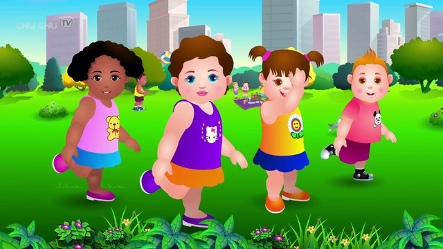 Head, Shoulders, Knees & Toes - Exercise Song For Kids смотреть онлайн
