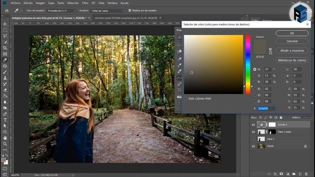 ADOBE PHOTOSHOP - Cómo INTEGRAR una PERSONA en una FOTO #47 смотреть онлайн