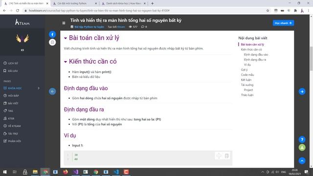 Bài tập #Python tự luyện - Bài 0: Giới thiệu khóa học bài tập Python | #Kteam #Howkteam смотреть онлайн