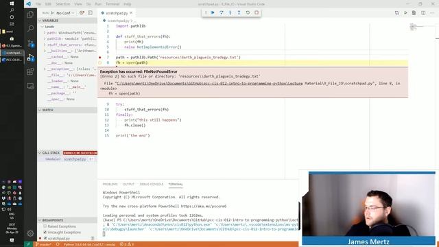 Module 8.3: Opening and Closing a File смотреть онлайн