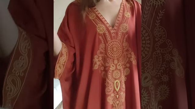 Платье пляжное с восточными мотивами! смотреть онлайн