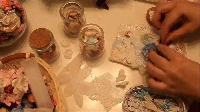 МК Рождественская шебби открытка смотреть онлайн