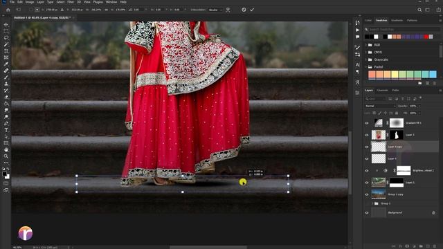 Photoshop Tutorial I Wedding Bride Photo Editing смотреть онлайн