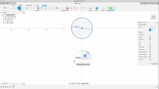 01 Fusion 360 Preferences and Sketch Basics смотреть онлайн