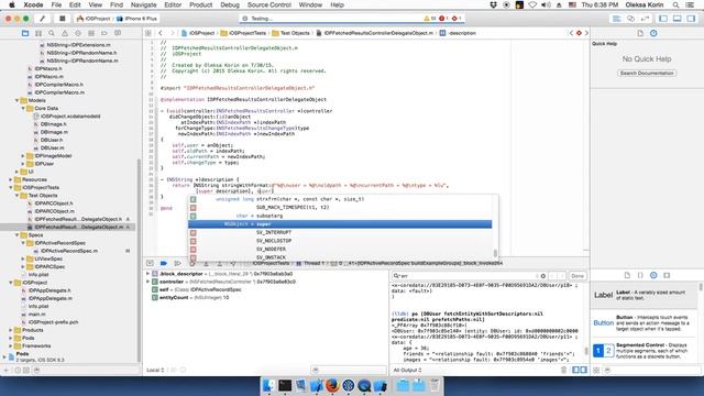 27 Objective C UI - Core Data смотреть онлайн