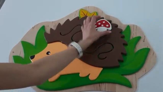 Бизиборд для детей "Ёжик" смотреть онлайн