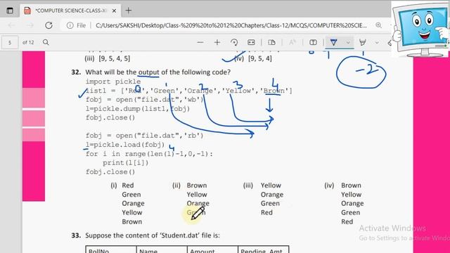 Class 12 CS with Python(083)||Practice Paper-1|| Term-1||Fully Solved смотреть онлайн