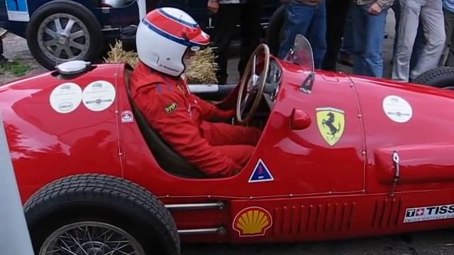 Ferrari 500 F2 engine start смотреть онлайн