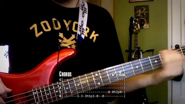 "Fine Again" - Seether | Bass w/ Tabs (HD Cover) смотреть онлайн