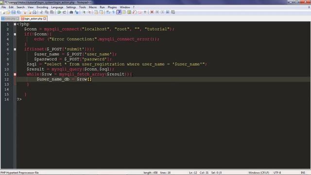 how to create login system in php usage while loop bangla tutorial || with source code смотреть онлайн