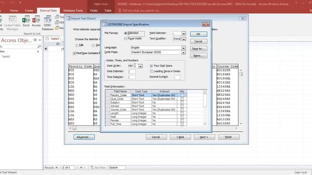How to Import a CSV file into MS Access made simple 2020 смотреть онлайн