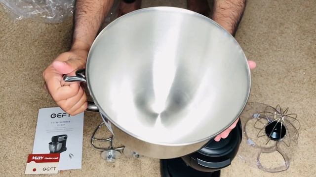 GEFT Stand Mixer 5.8-QT 6-Speed with 600W - Unboxing & Closer Look! смотреть онлайн