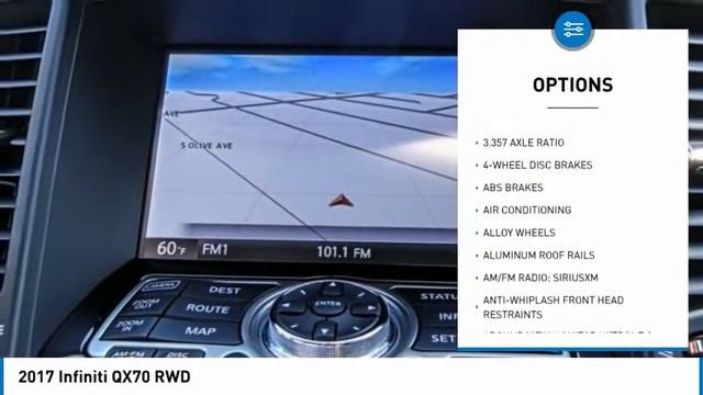 2017 INFINITI QX70 MONTEREY PARK ROSEMEAD EL MONTE MONTEBELLO LOS ANGELES C91572 смотреть онлайн
