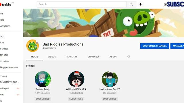 (Announcement) Welcome to Bad Piggies Productions! (SUBSCRIBE TO CHANNEL!) смотреть онлайн