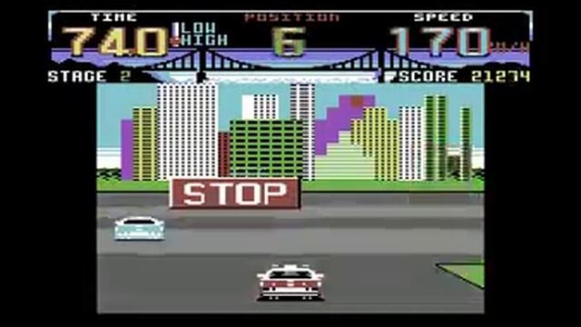 Cisco Heat - Commodore 64 C64 gameplay смотреть онлайн