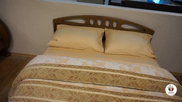 КРОВАТЬ "ГАЛАТЕЯ" ИЗ МАССИВА БЕРЕЗЫ смотреть онлайн