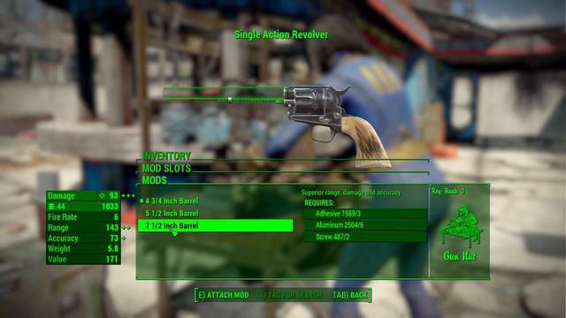 Fallout 4 Mods - Colt Single Action Army смотреть онлайн