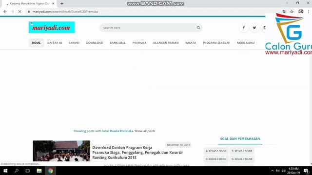 Fitur dan Cara Akses Website Edukasi www.mariyadi.com смотреть онлайн