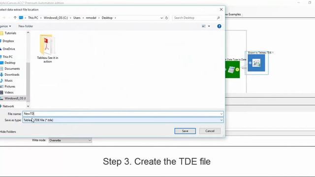 How to generate Tableau TDE files смотреть онлайн