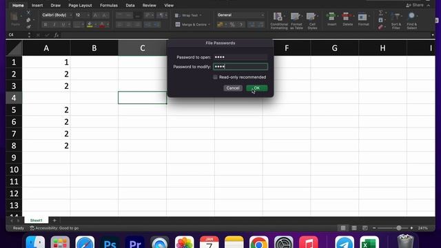 How to protect/lock excel file with password on mac os смотреть онлайн