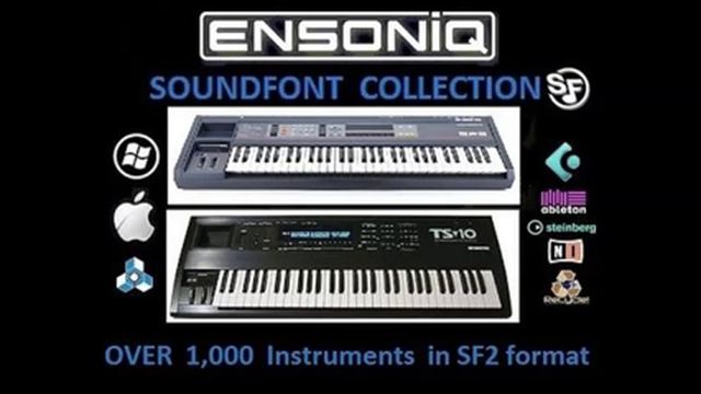 ENSONIQ SOUNDFONT COLLECTION: Over 1,000 Ensoniq Instruments as SF2 files смотреть онлайн