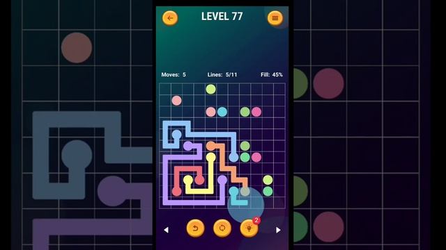 Connect the dots - Line puzzle game Expert level 77 #shorts смотреть онлайн