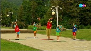 Прыг-Скок Команда.Зарядка с предметами.Скакалка