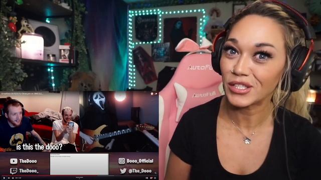 Ghost Face (AKA TheDooo) SHREDS for strangers on Omegle REACTION | Just Jen Does TheDooo ? смотреть онлайн