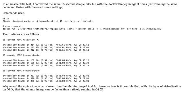 Docker Ubuntu vs Alpine Speed Differences смотреть онлайн