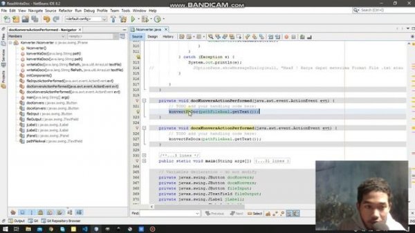 ApachePOI Library + Program Java Konverter Txt to Doc & Docx #2