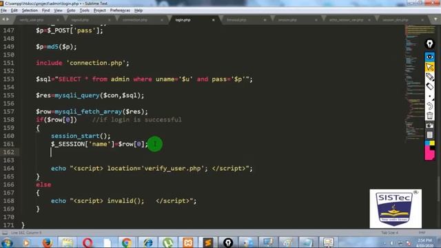 How to set auto timeout for Session in PHP | Amit Kumar Rathore | SISTec Gandhi Nagar смотреть онлайн