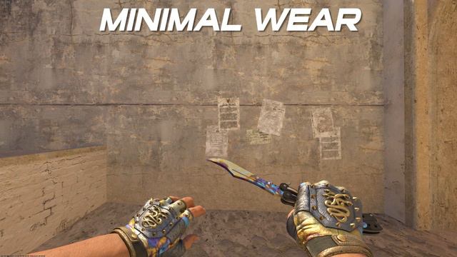 CS2 Hydra Gloves | Case Hardened - Skin showcase all floats [4K60FPS] смотреть онлайн