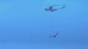 Вертолет и самолёт