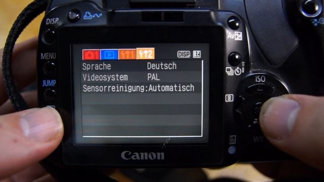How to change Language on Canon EOS 400D смотреть онлайн
