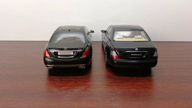 1/43 Mercedes Benz. MB Maybach (X222)+Maybach (W240).