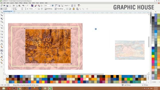 Coreldraw Tutorial | Islamic Banner Texture Design in Coreldraw || #GraphicHouse смотреть онлайн