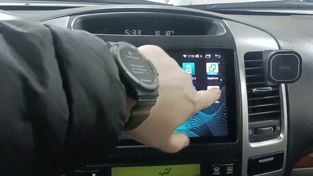 Штатная магнитола для Toyota Prado 120 на Android смотреть онлайн