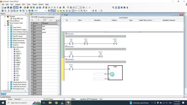 DELTA ISPsoft , set, reset, timer, counter #plc #programming смотреть онлайн