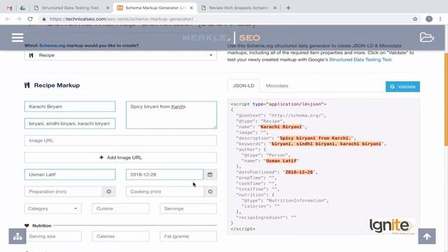 Rich Snippets | Recipe | Advanced SEO Factors | On-page Optimization | Hindi смотреть онлайн