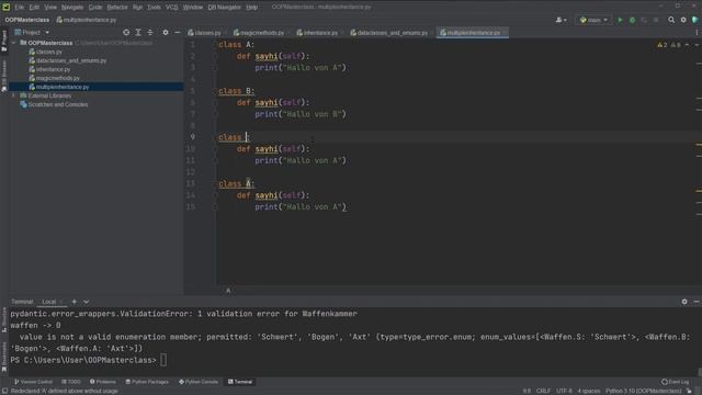 Objektorientierung in Python - OOP Masterclass - From Newbie to Expert | OOP Komplettkurs смотреть онлайн